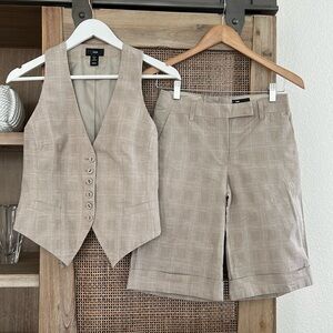 H&M Tailored Suit Vest and matching shorts